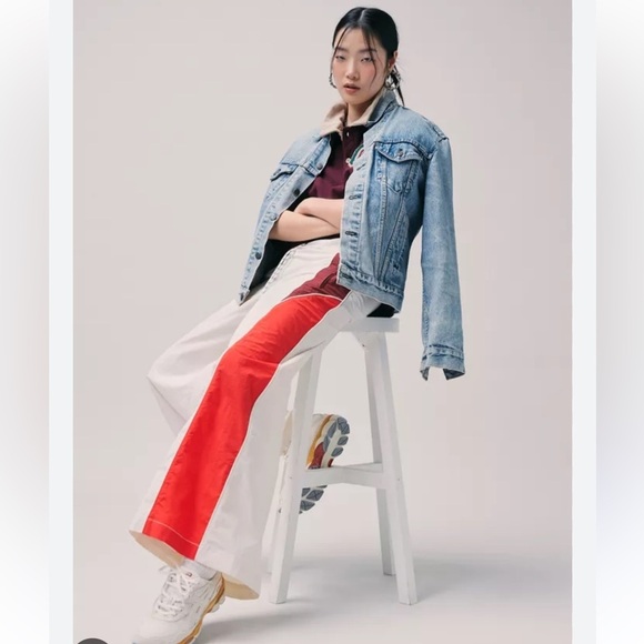 Urban Outfitters UO BDG Adrienne Baggy Nylon Track Pant NWOT Size XXS - Picture 2 of 5